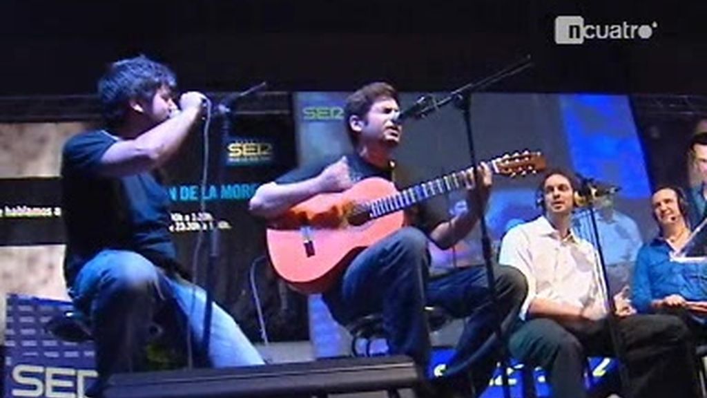 Gasol cantando con Estopa