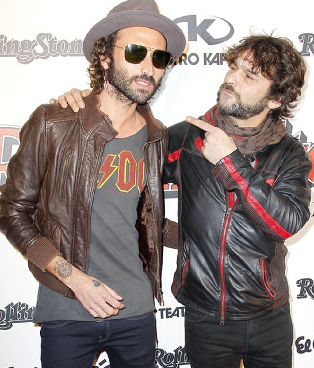 Leiva y Quique González, muy divertidos en el photocall