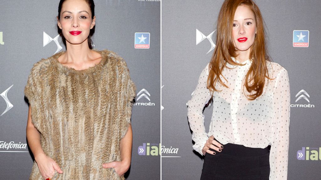 Ana María Polvorosa y Ana Álvarez, elegantes con labios rojos