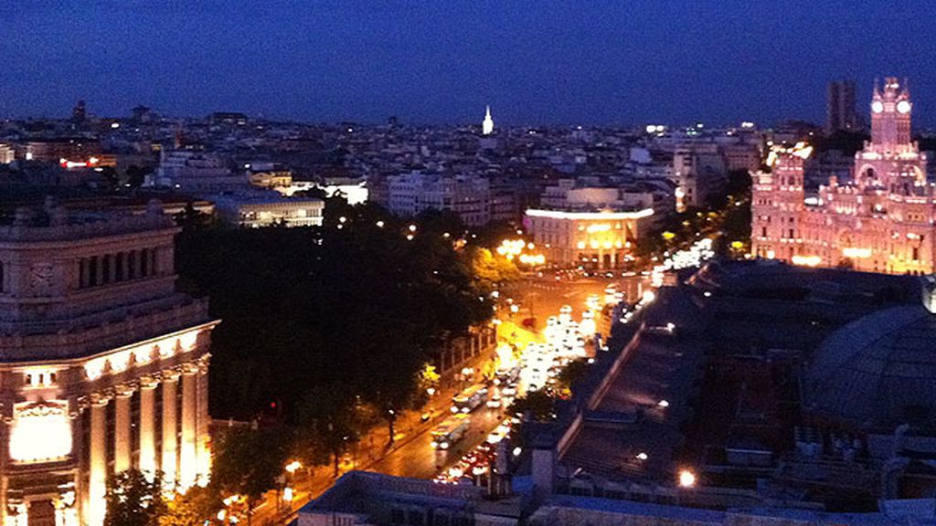 Impresionantes vistas desde la azotea del Círculo de Bellas de Artes