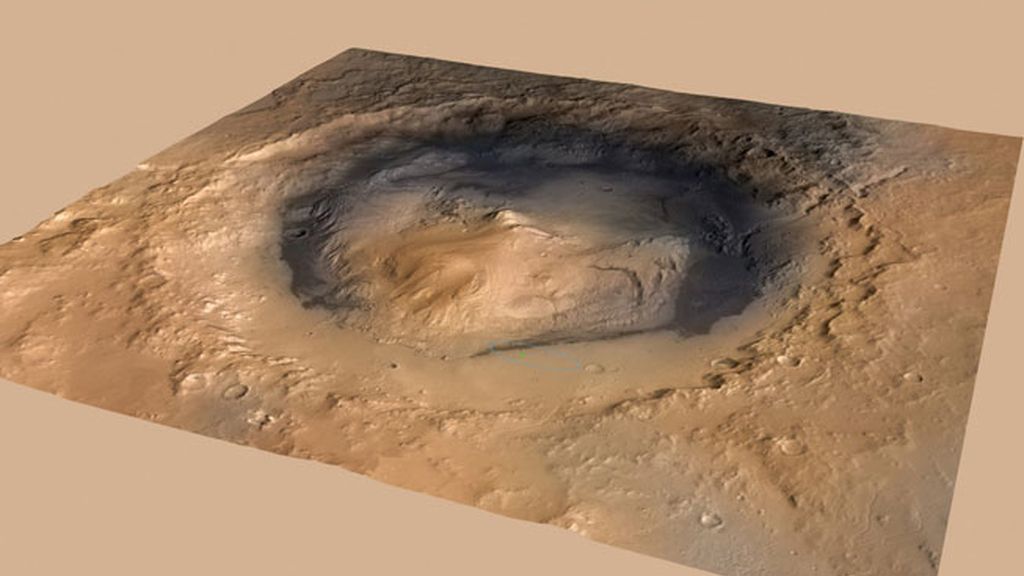 Nuevas imágenes desde el Curiosity