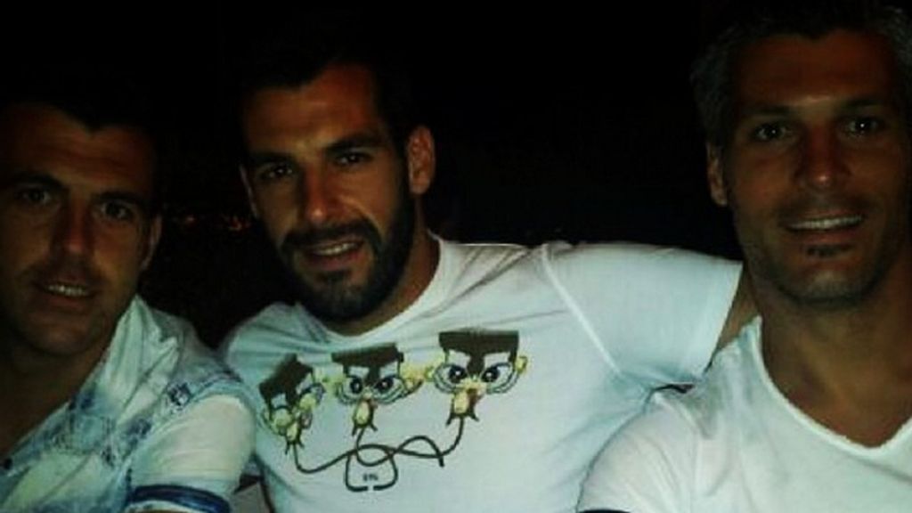 Álvaro Negredo, de cena con la familia