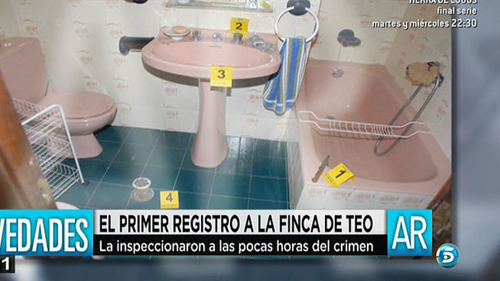 ADN de Asunta en el baño de la habitación