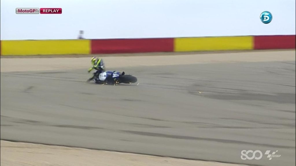 Rossi, Márquez, Pedrosa, Iannone... al suelo