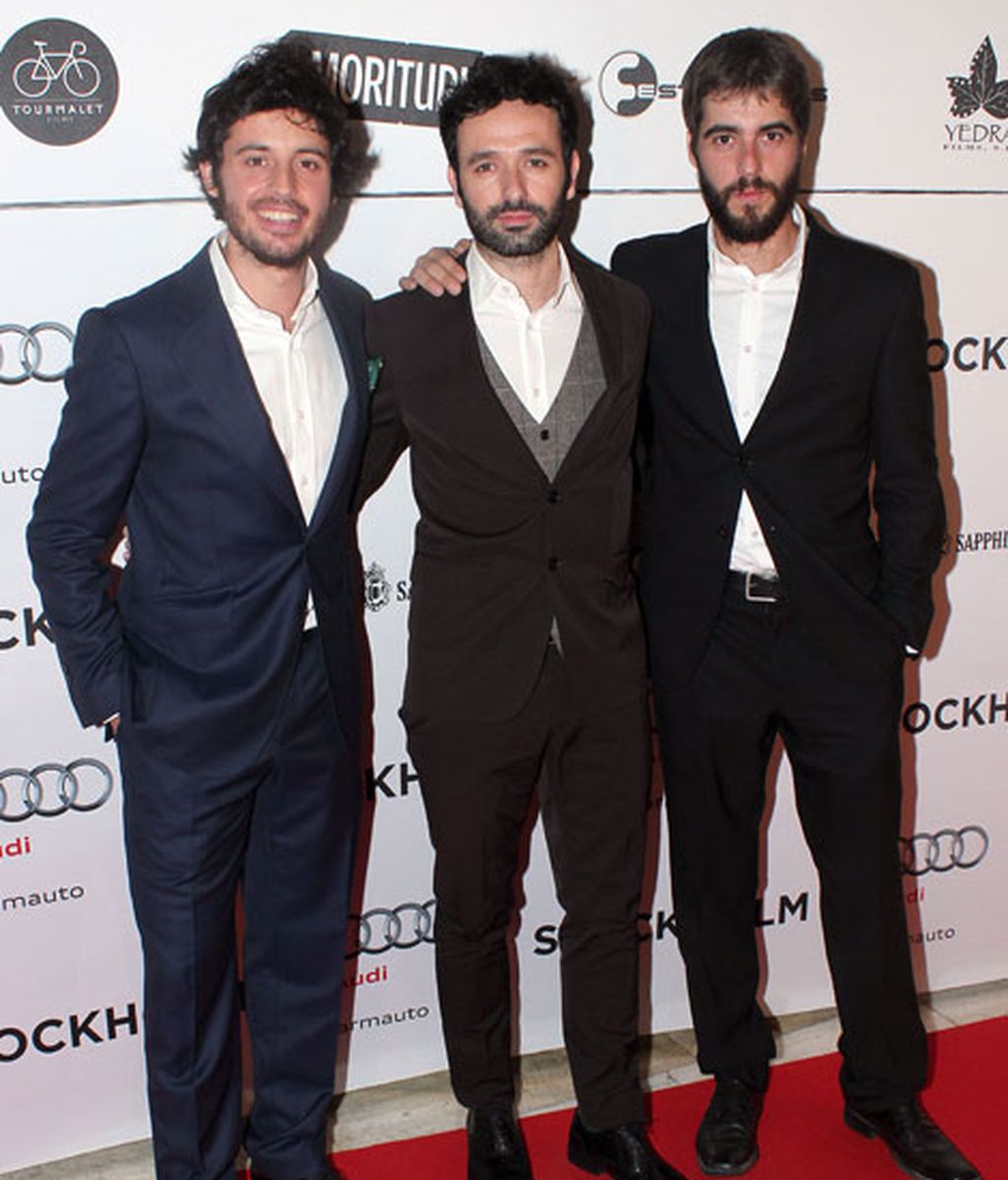 Ana Fernández, Verónica Echegui y Ana Rujas, en el estreno de 'Stockholm'