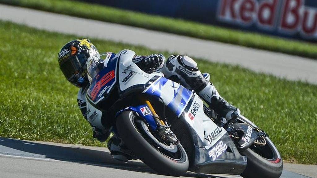 Jorge Lorenzo pone a prueba su Yamaha YZR en Indianápolis