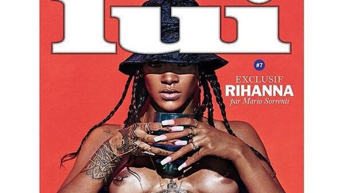 Rihanna, portada revista, Lui, Rihanna topless