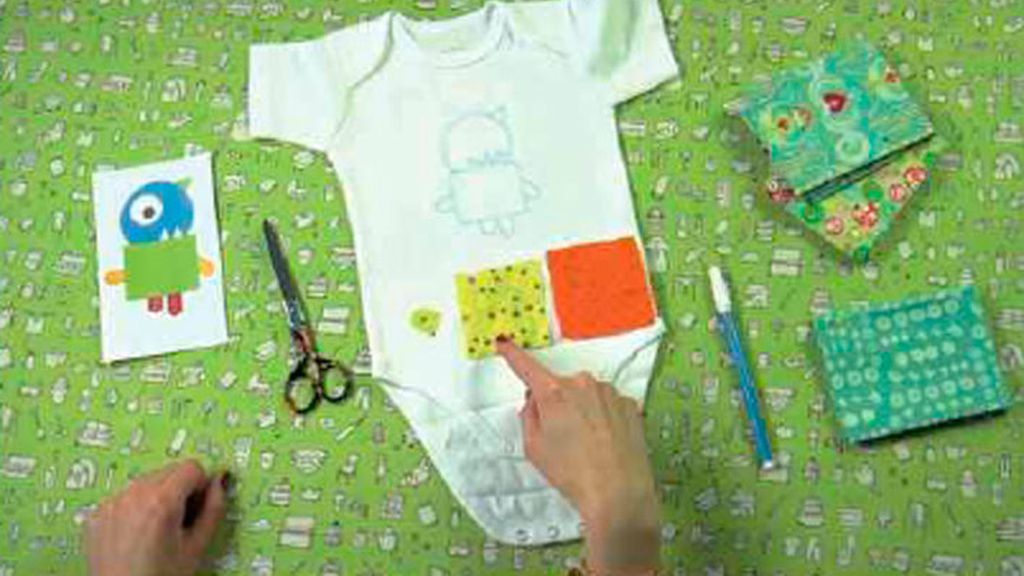 Tricotosas 17: Aplicación patchwork a body bebé