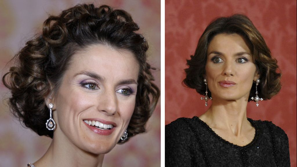 Los pendientes y algunos cortes de pelo han hecho que su cuello parezca más largo