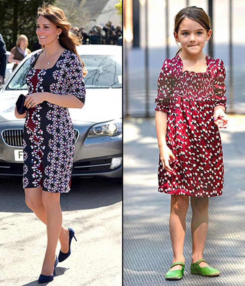 ¿Copia Kate Middleton su look a Suri Cruise?