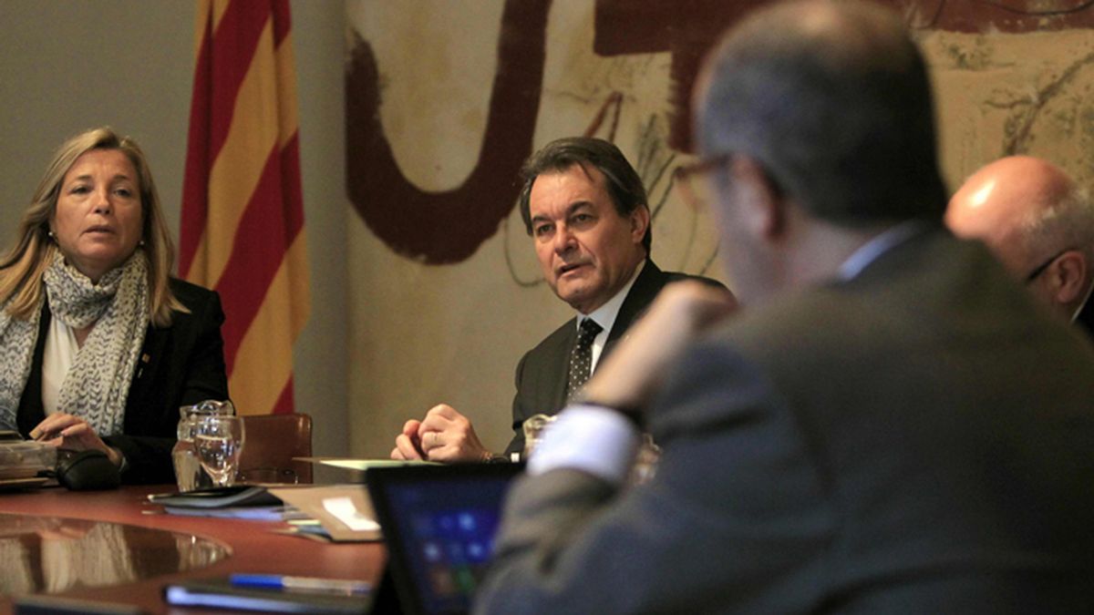 Artur Mas preside la reunión del Consell Executiu de la Generalitat