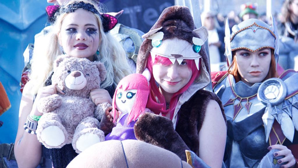 Durante las finales del campeonato del mundo