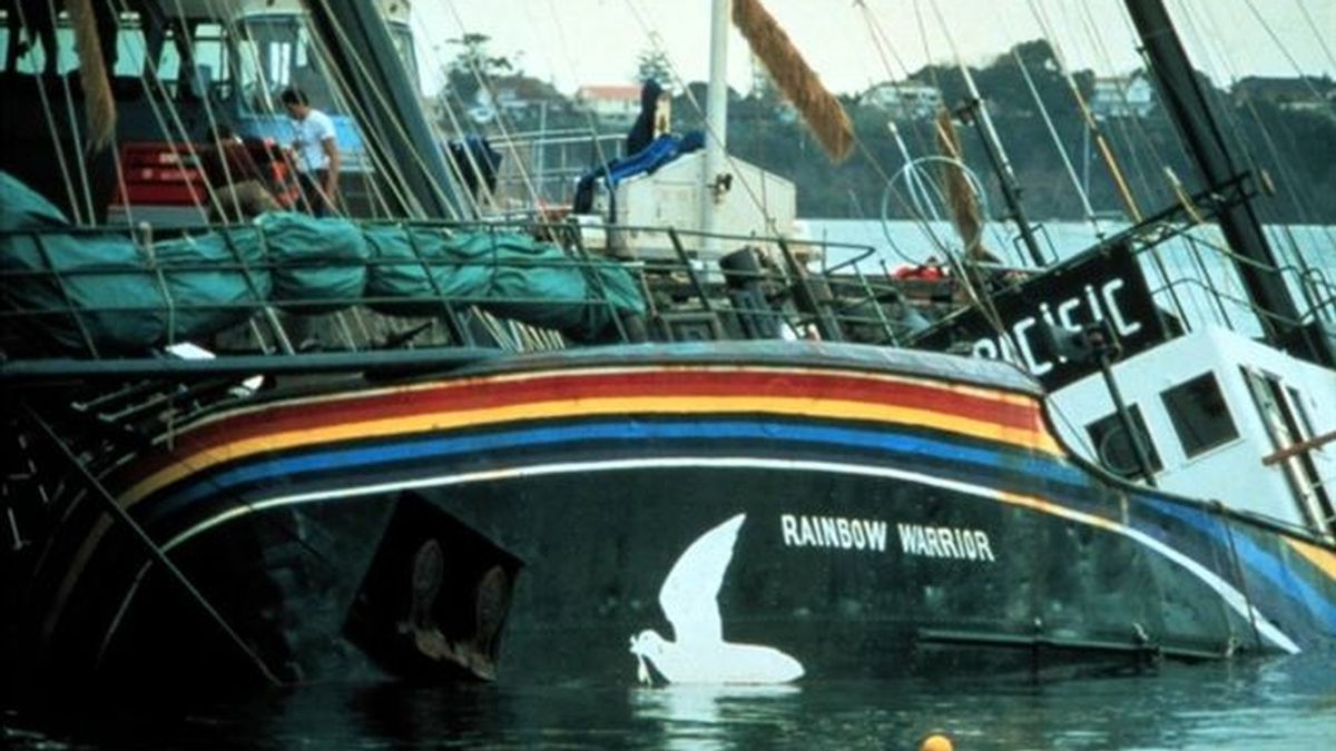 Buque de la organización ecologista Greenpeace, 'Rainbow Warrior'