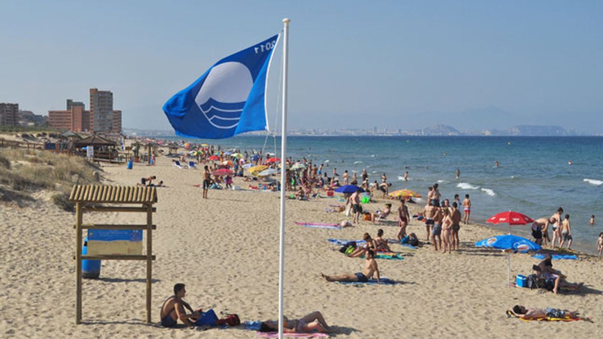 España banderas azules,playas limpias,