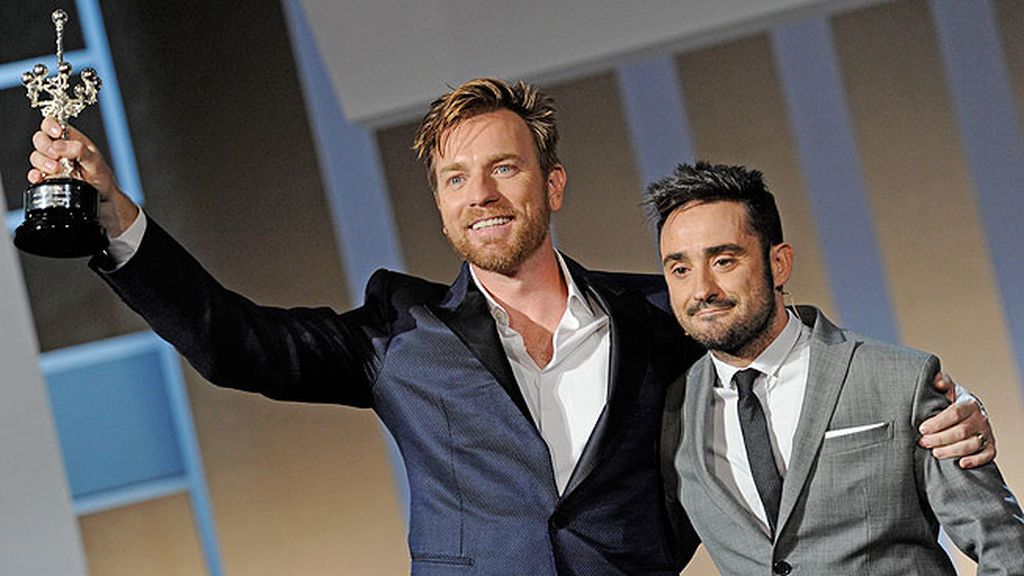 Ewan Mc Gregor recoge su Premio en el Festival de San Sebastián