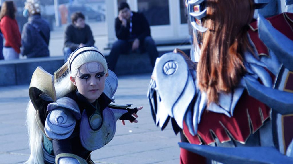 Durante las finales del campeonato del mundo