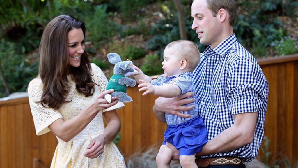 El príncipe George disfruta en el zoo de Sídney