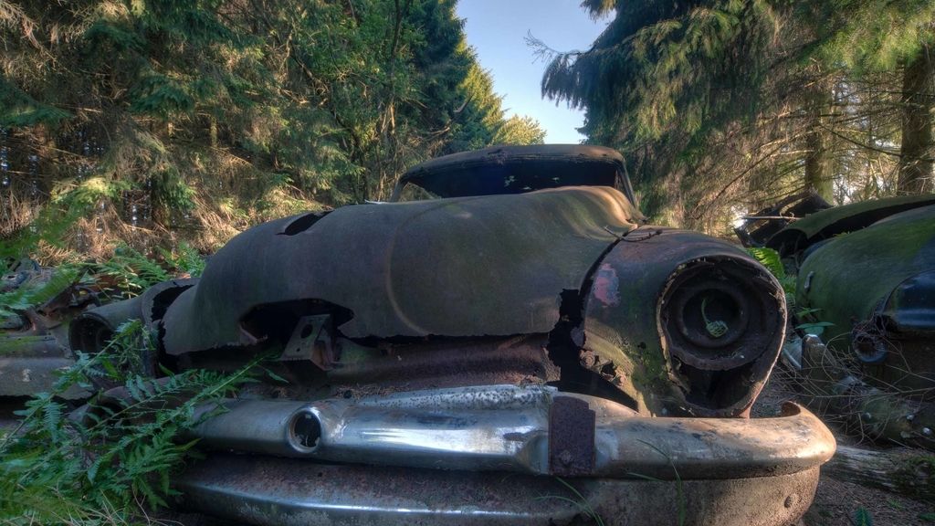 Cementerio de coches de la II Guerra Mundial