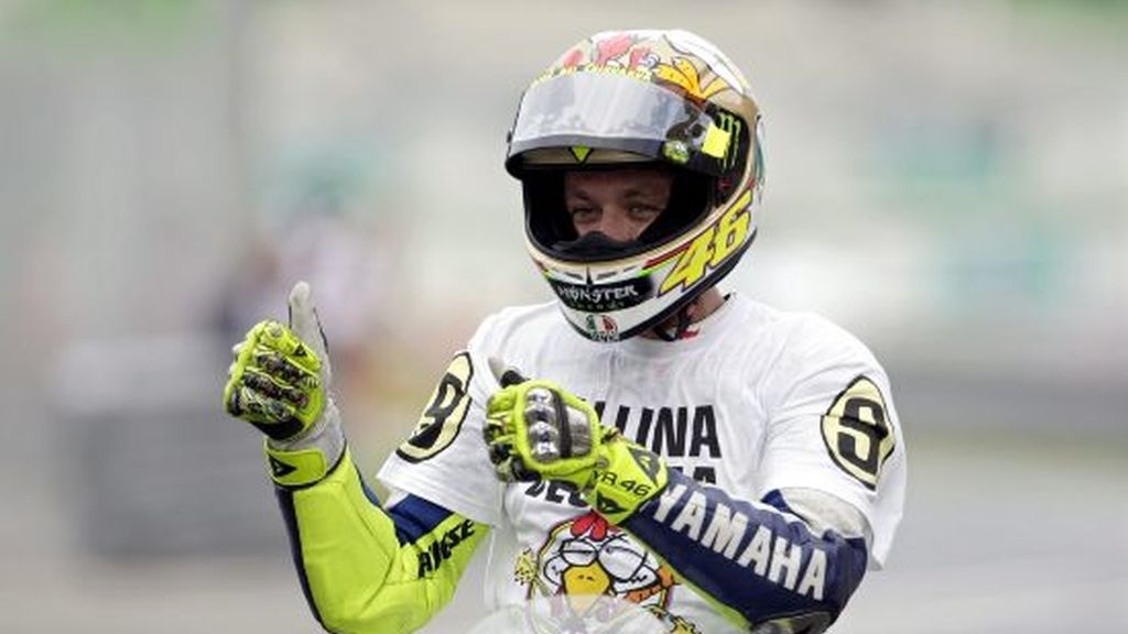 Rossi celebra su noveno Mundial