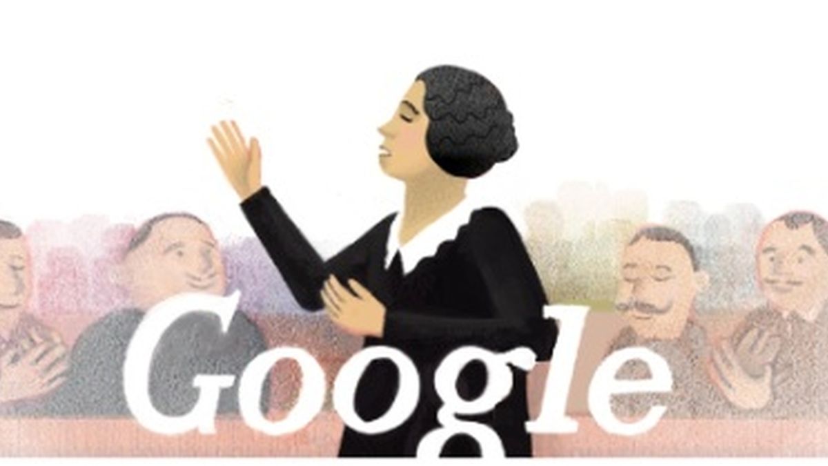 Doodle de Clara Campoamor Doodle de Clara Campoamor