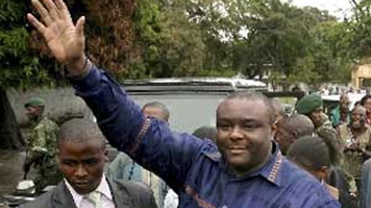 Jéan-Pierre Bemba tras las elecciones de 2006. Foto: EFE.