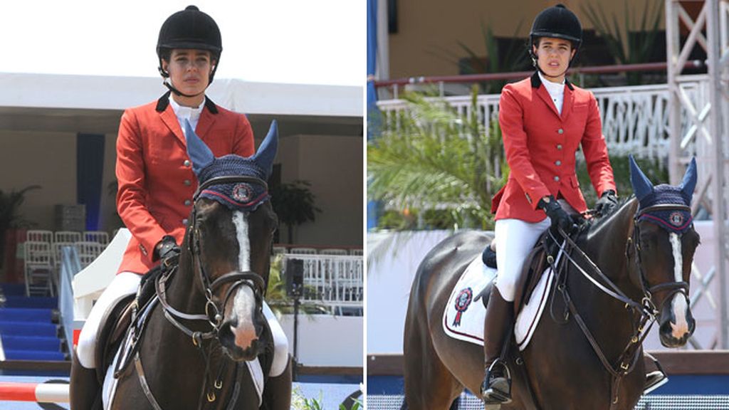Carlota Casiraghi vuelve a competir con su caballo tras ser mamá de Raphael