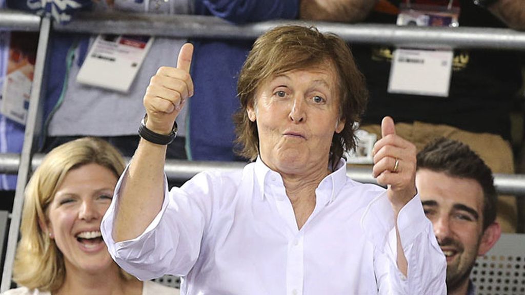 Paul Mccartney celebró la victoria británica en ciclismo en pista
