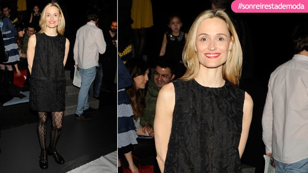 Laura Pamplona en el desfile de Ailanto