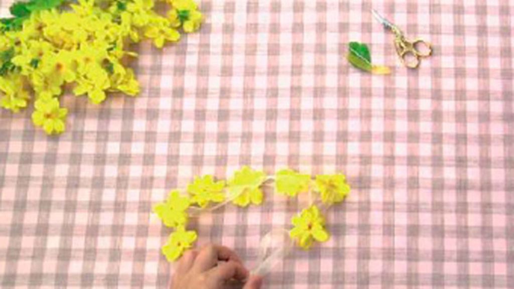 Tricotosas 34: Corona de flores