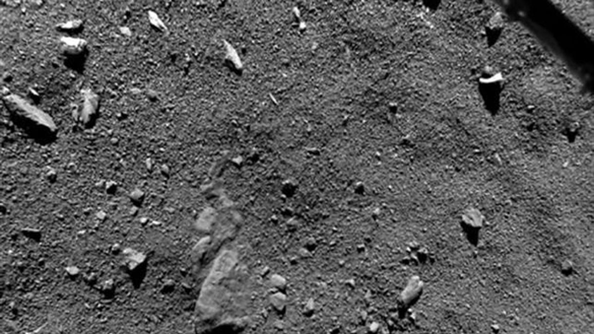 Philae capta las mejores imágenes de la superficie de un cometa