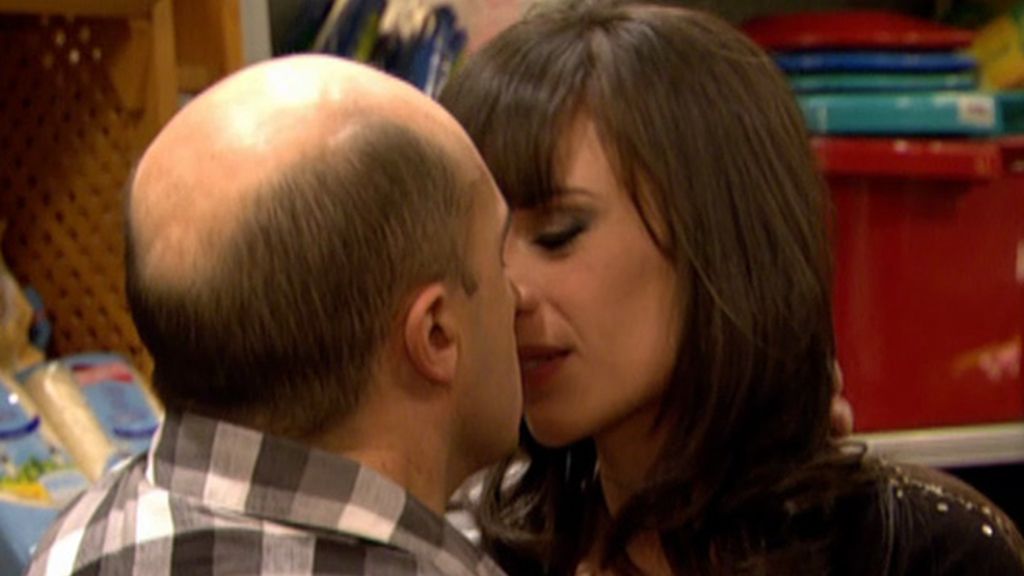 Chema y Soraya: el beso