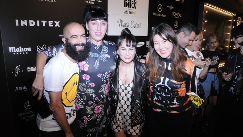 Carlos Díez Díez, Rossy de Palma, María Escoté y Melania Pan