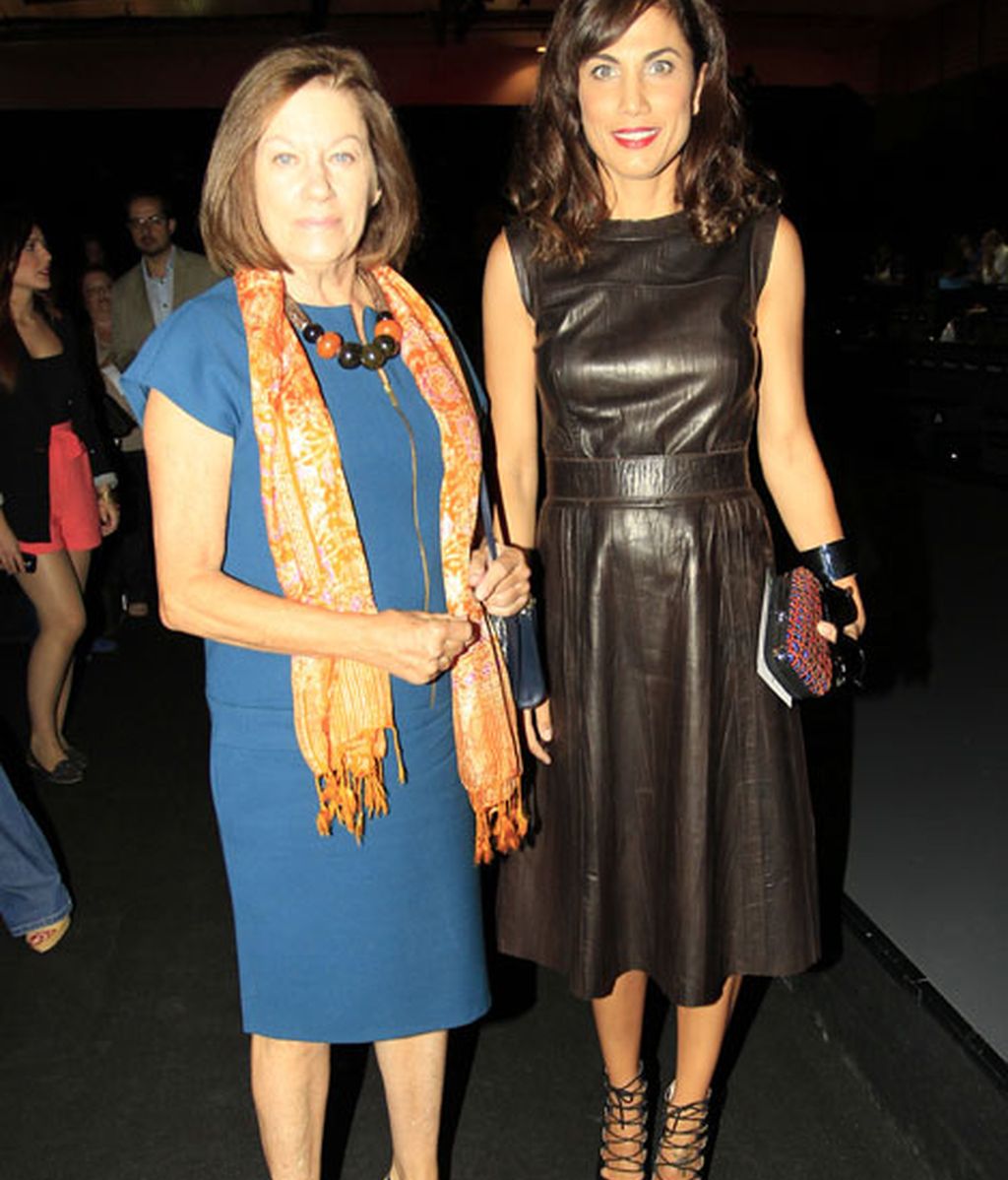 Almudena Fernández, María José Suárez y Mar Flores: famosos en el 'front row'