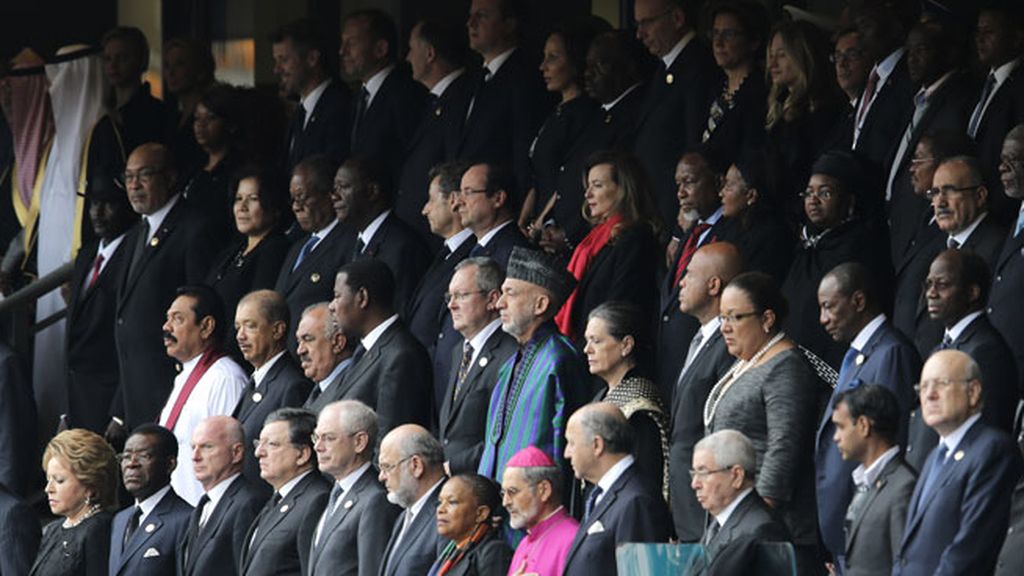 Numerosos VIP's se reunen en el último adiós a Mandela