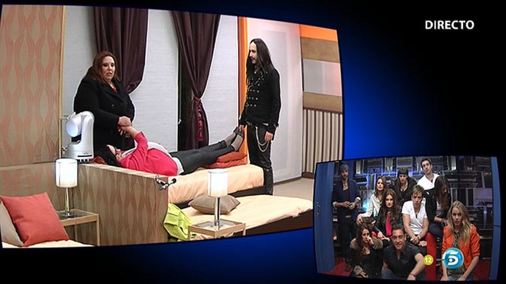 Lorena casi se enfrenta a un parto