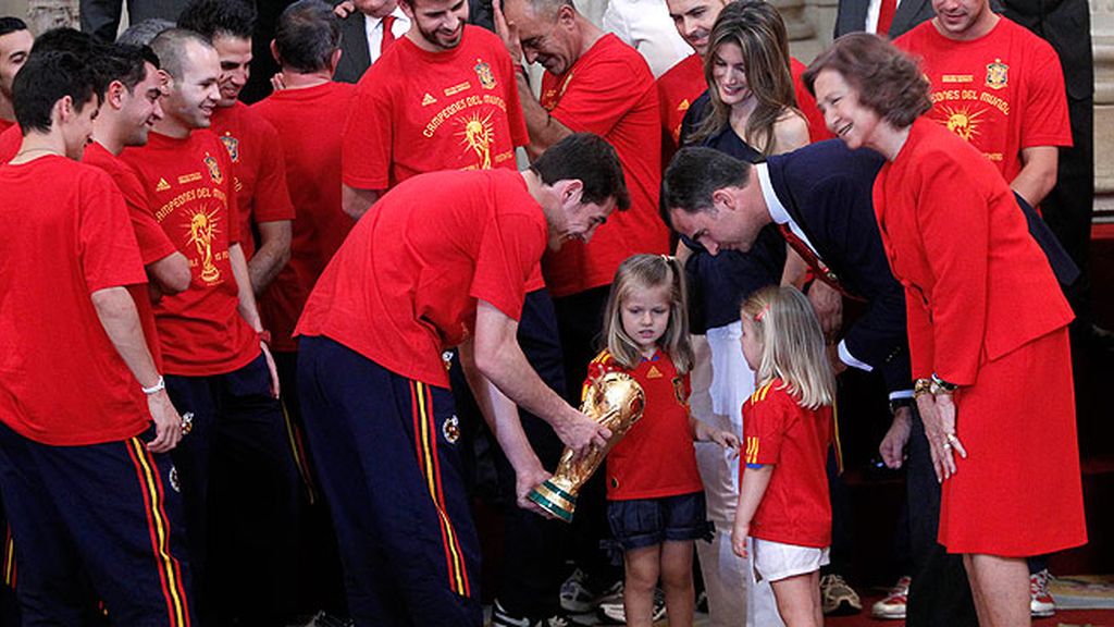 Celebró la victoria de España en el Mundial