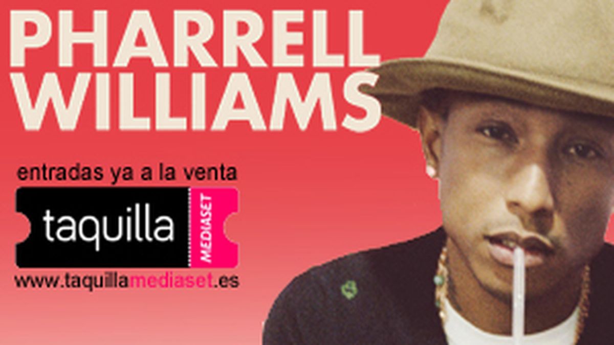 Energy la televisión oficial de la gira de Pharrell Williams en España