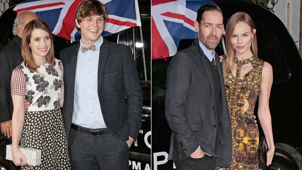 En parejas: Emma Roberts y Kate Bosworth, con sus chicos