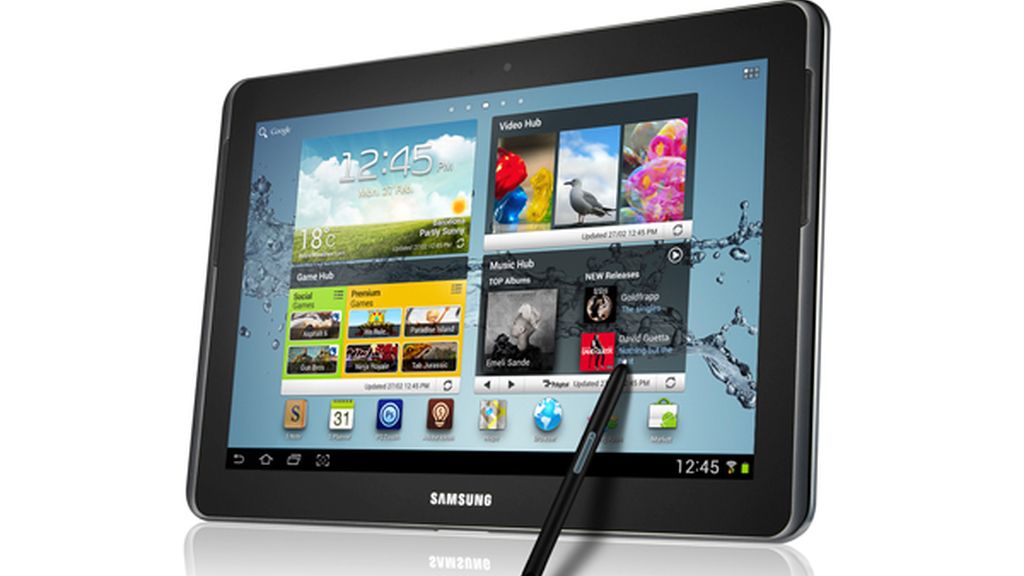 El Samsung Galaxy Note 10.1 cuenta con un procesador de cuatro núcleos a 1,4 GHz y 2 GB de RAM.