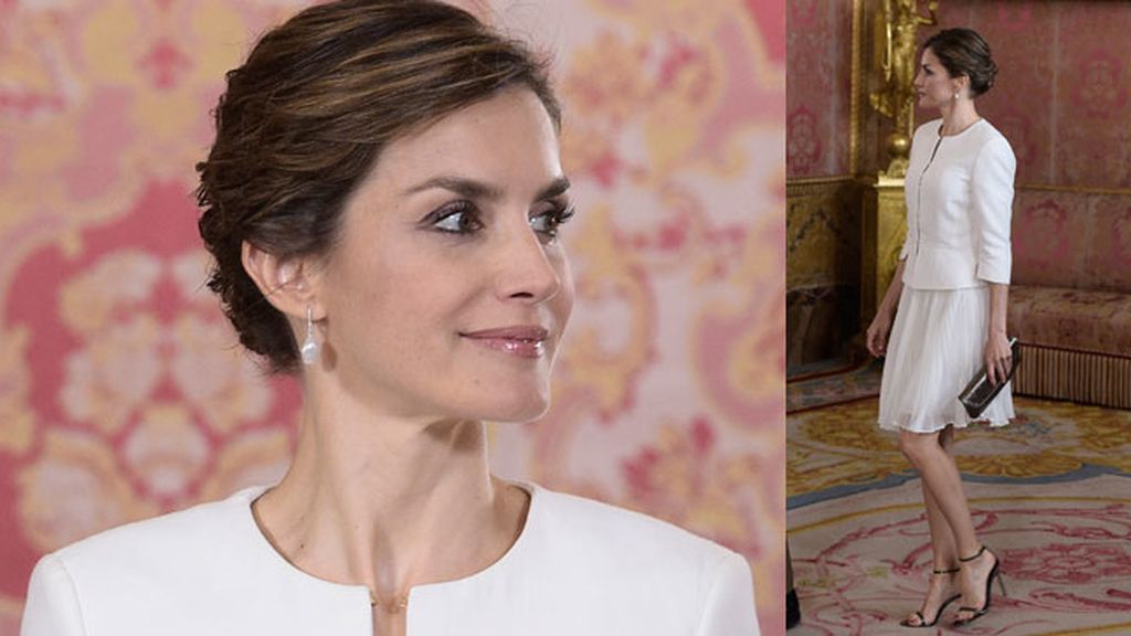 La elegancia de la reina Letizia durante el Día de las Fuerzas Armadas