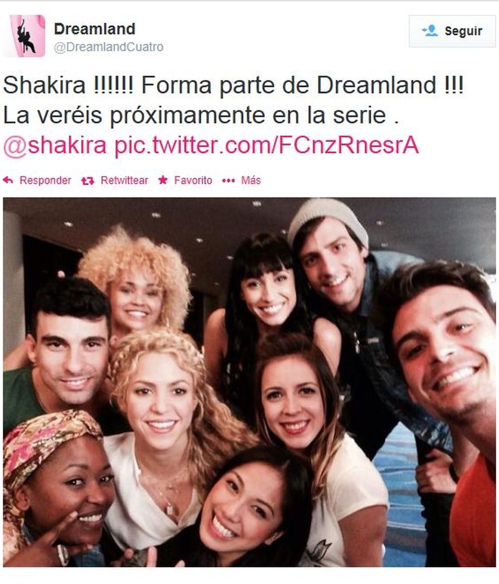 Shakira en Dreamland