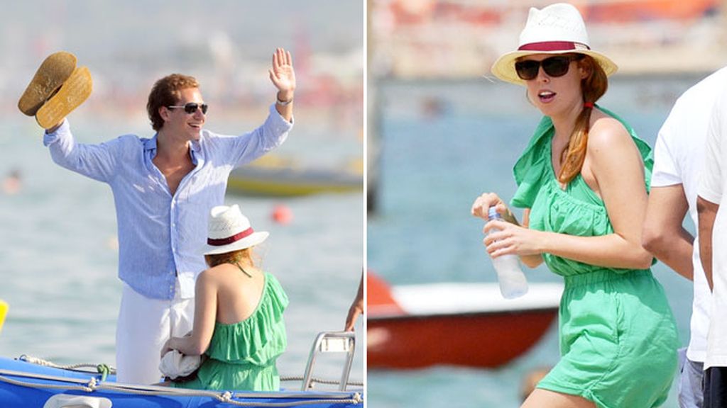Desfile de famosos en Saint Tropez