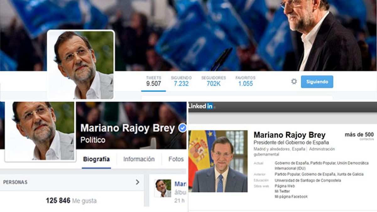 Mariano Rajoy, el político español más influyente en las redes sociales