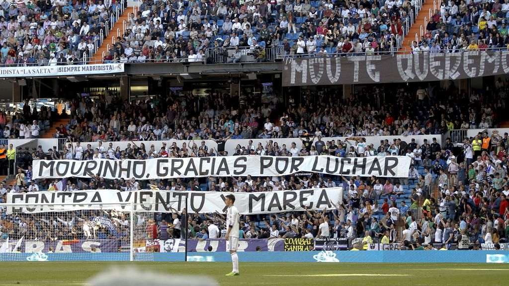 El Bernabéu despide a Mourinho