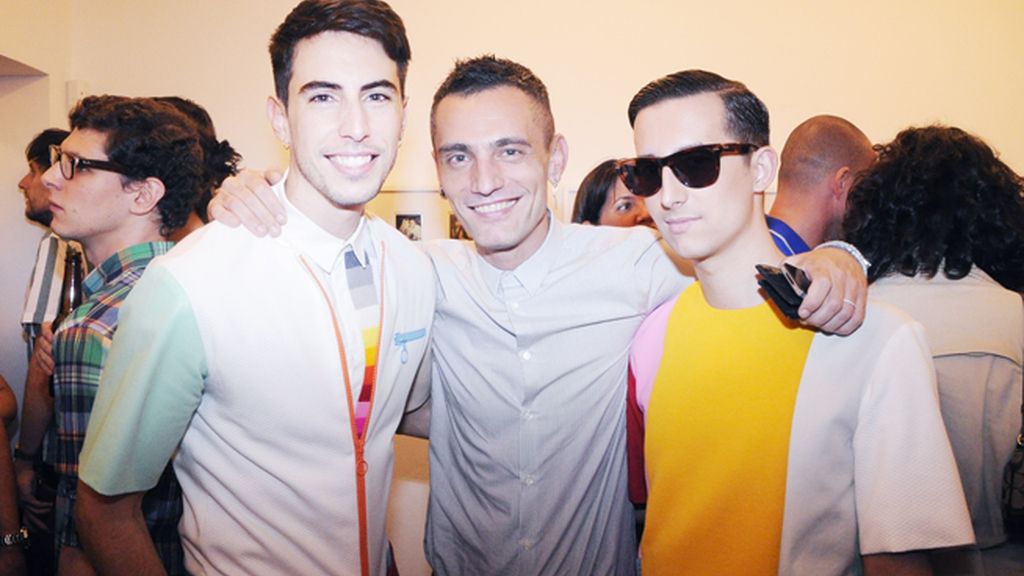 Tuvimos la suerte de que el diseñador David Delfín nos vistiera para la inauguración