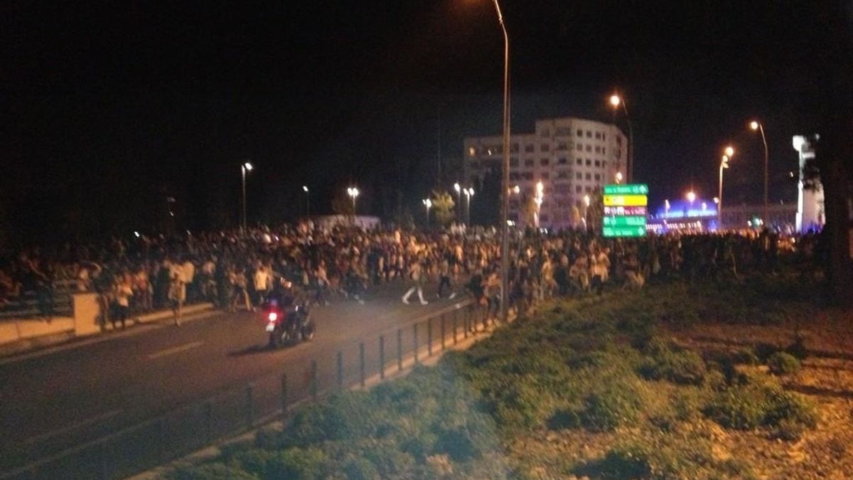 Disturbios en el MTV Beach. Foto: @RSKloveu