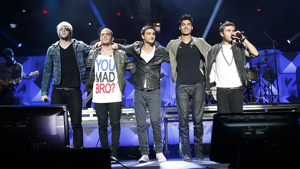 Los miembros de The Wanted se despiden del 'Jingle Ball'
