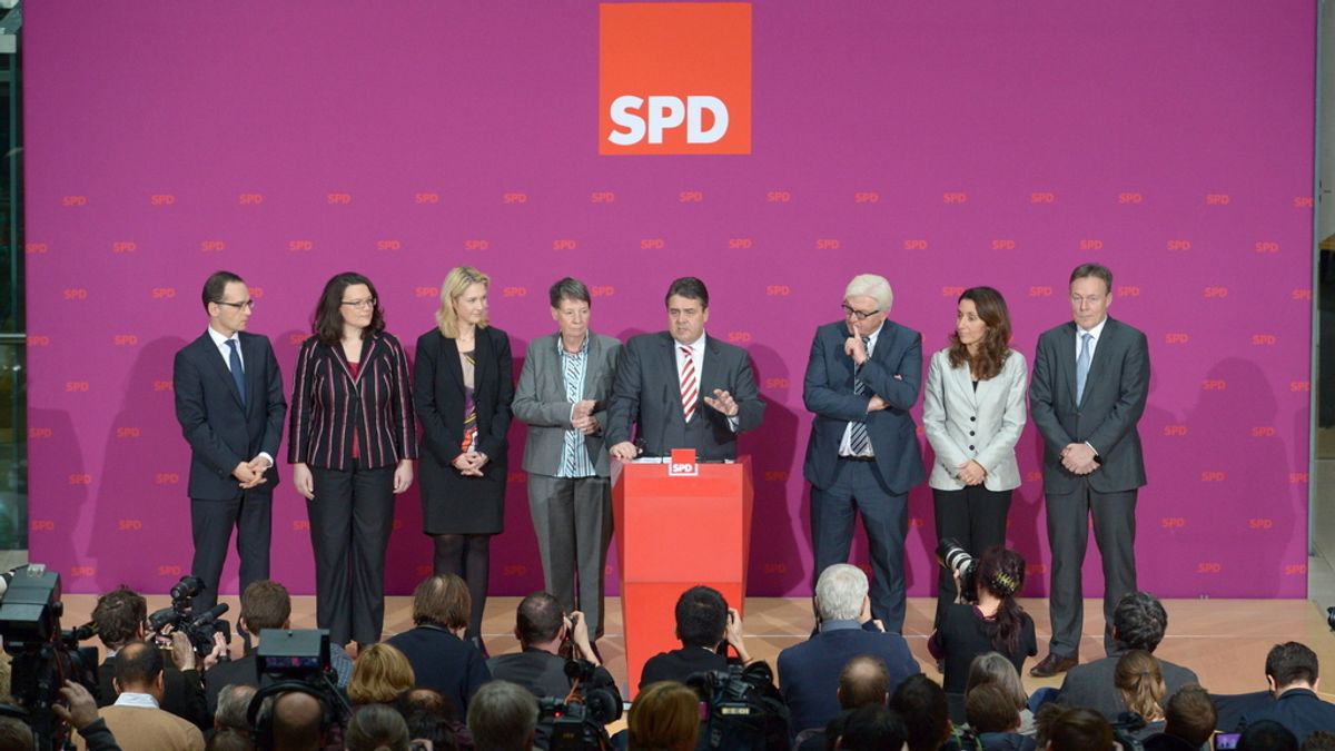 El SPD presenta a los seis ministros que tendrá en la 'gran coalición' liderada por Merkel