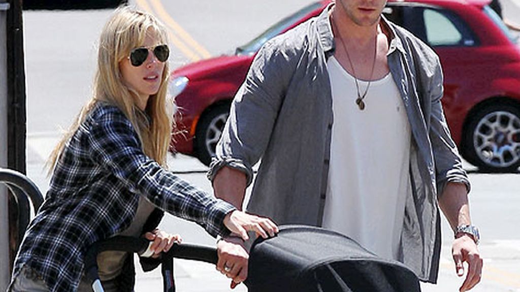 El matrimonio disfruta de sus primeros días como padres