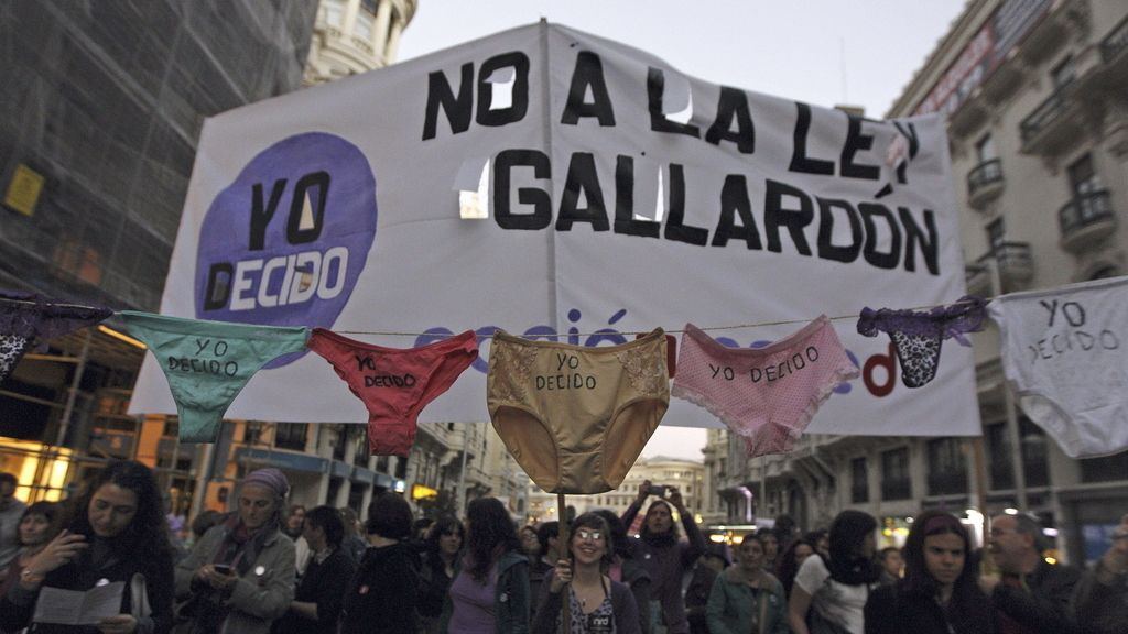 En Madrid, piden que se respeten los derechos de las mujeres